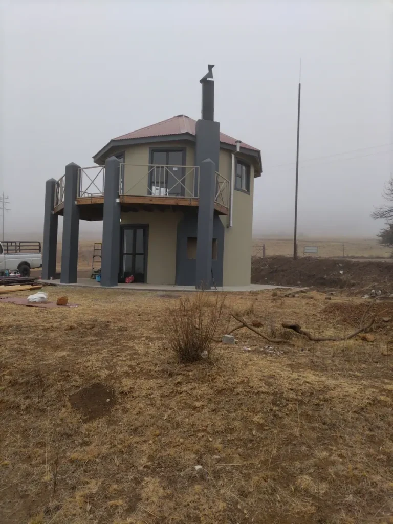 Round tower house
